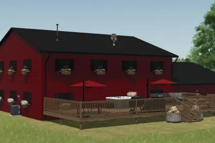 Розкішний Будинок House 4 Bed 4 Bath з Гаражем на 3 Авто для Farming Simulator 25 — 2