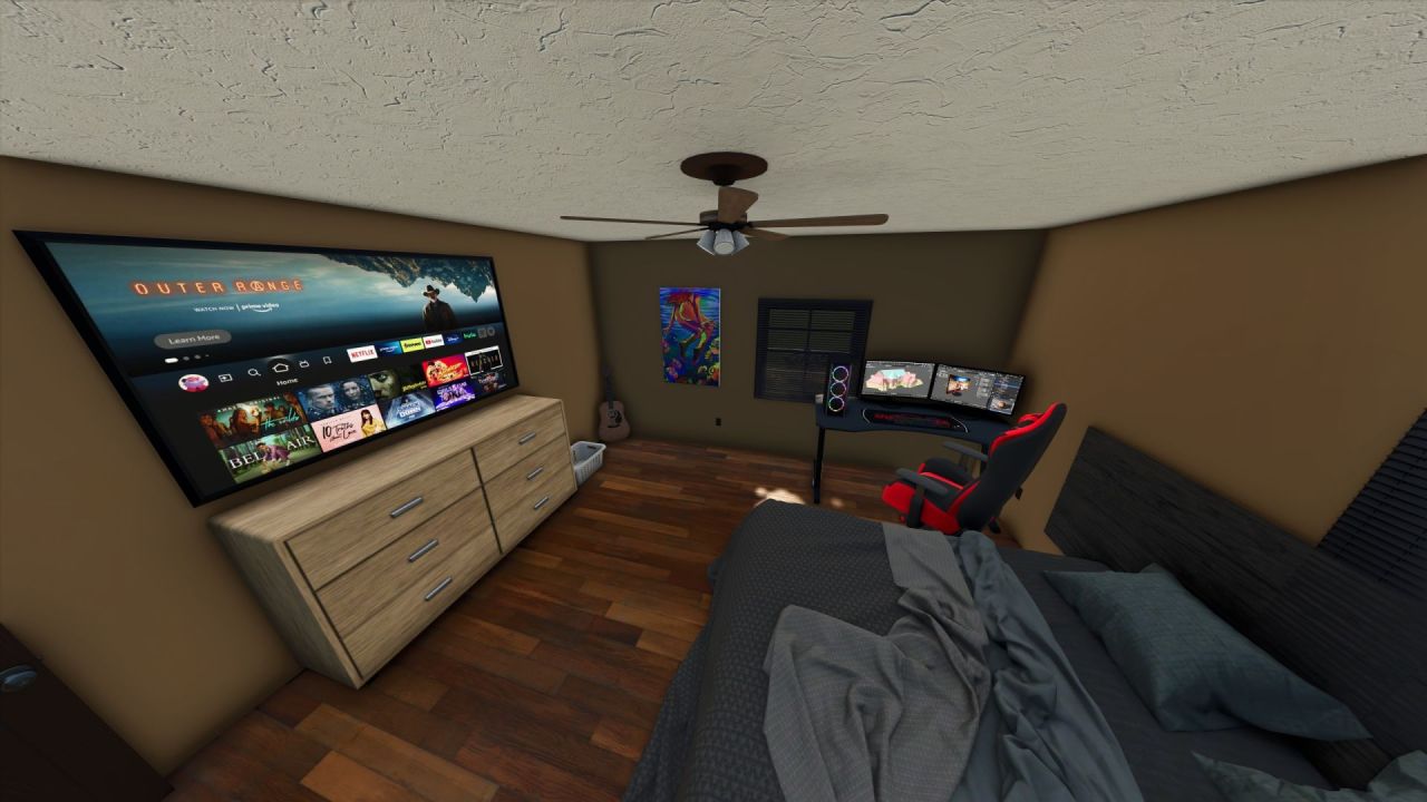 Розкішний Будинок House 4 Bed 4 Bath з Гаражем на 3 Авто для Farming Simulator 25