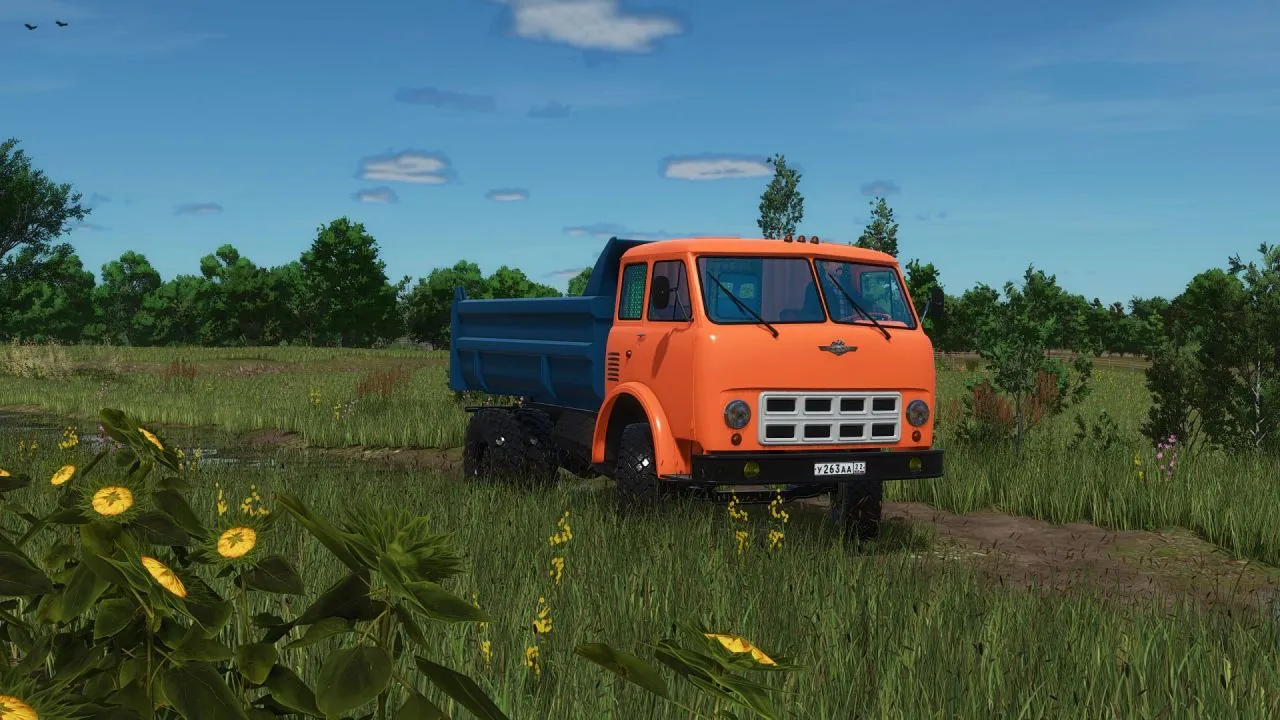 Легендарна Вантажівка MAZ-5549 для Farming Simulator 25 — Бруд, Мокрий Ефект і Реалістична Атмосфера