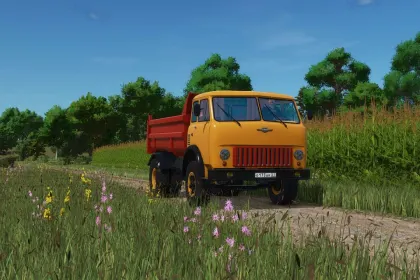 Легендарна Вантажівка MAZ-5549 для Farming Simulator 25 — Бруд, Мокрий Ефект і Реалістична Атмосфера — 3