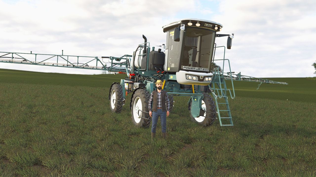 Ефективний Самохідний Обприскувач Jan Power Jet 2000 4x4 для Точного Внесення