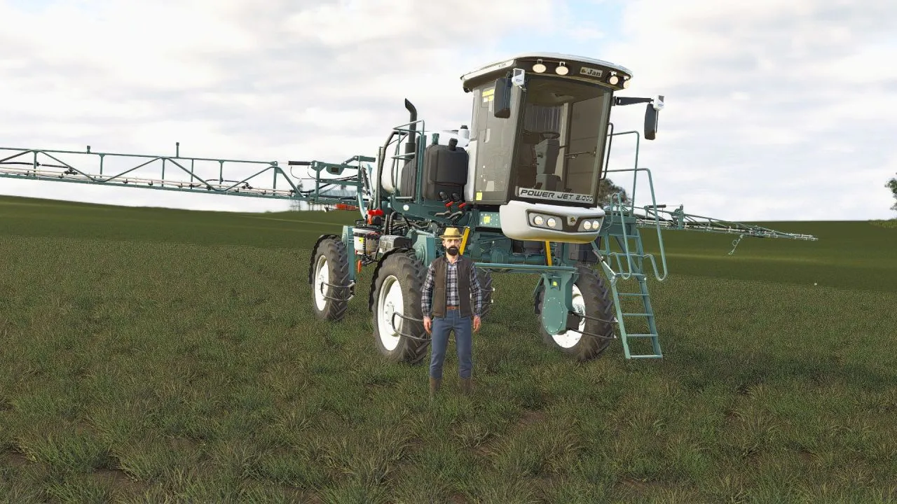 Ефективний Самохідний Обприскувач Jan Power Jet 2000 4x4 для Точного Внесення