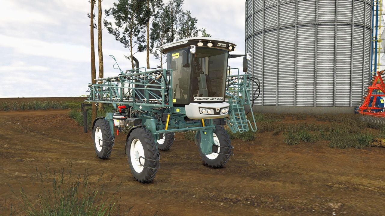Ефективний Самохідний Обприскувач Jan Power Jet 2000 4x4 для Точного Внесення