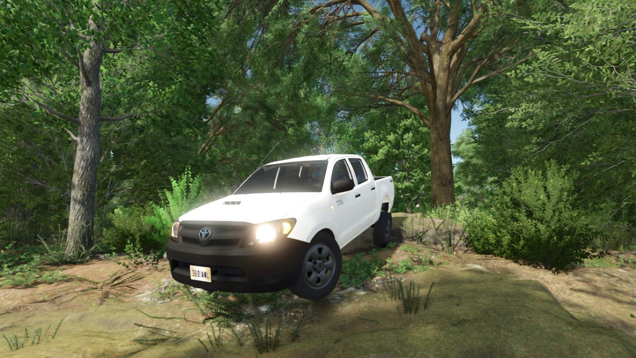 Легендарний Пікап Toyota Hilux 2005 — Стильний 4x4 для Роботи на Фермі в FS25