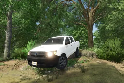 Легендарний Пікап Toyota Hilux 2005 — Стильний 4x4 для Роботи на Фермі в FS25 — 4