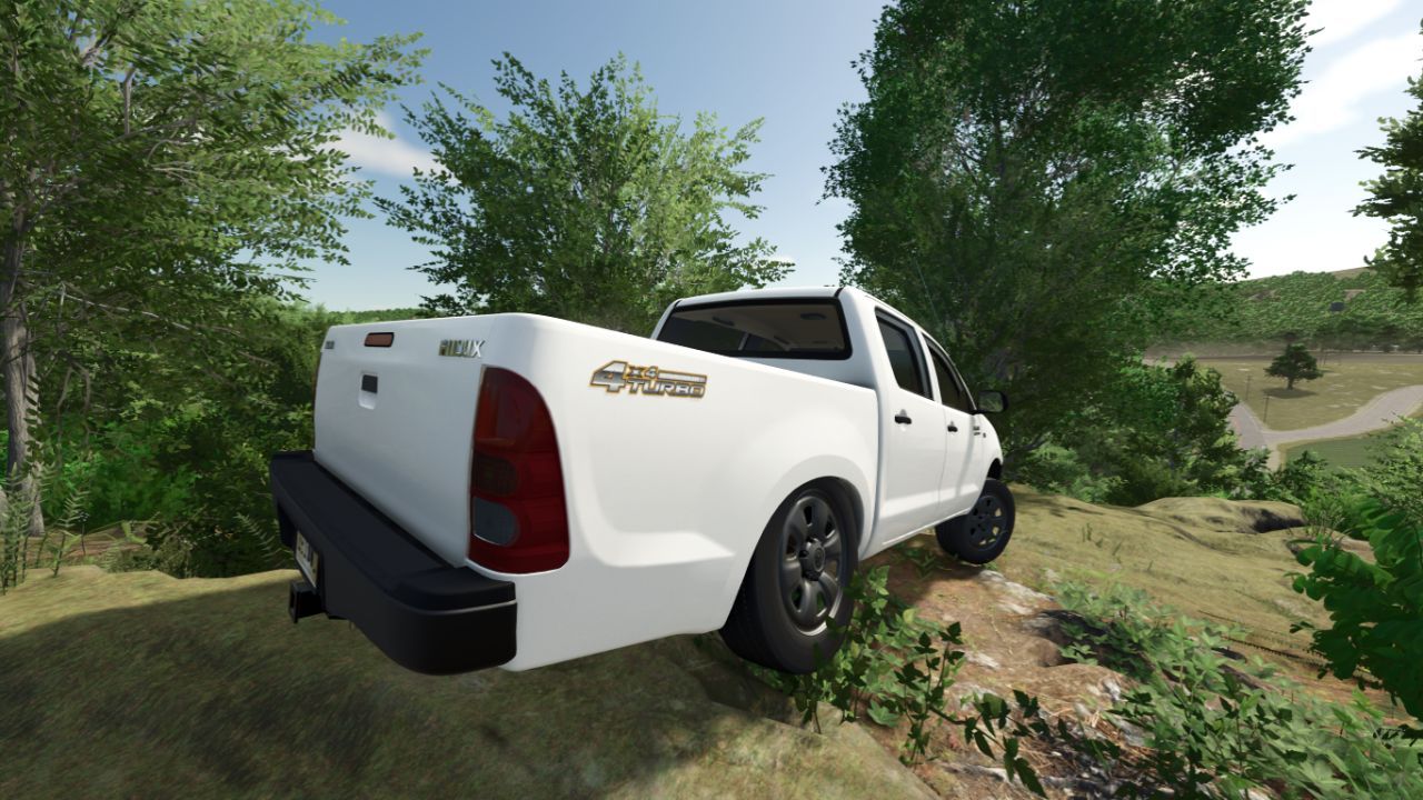 Легендарний Пікап Toyota Hilux 2005 — Стильний 4x4 для Роботи на Фермі в FS25