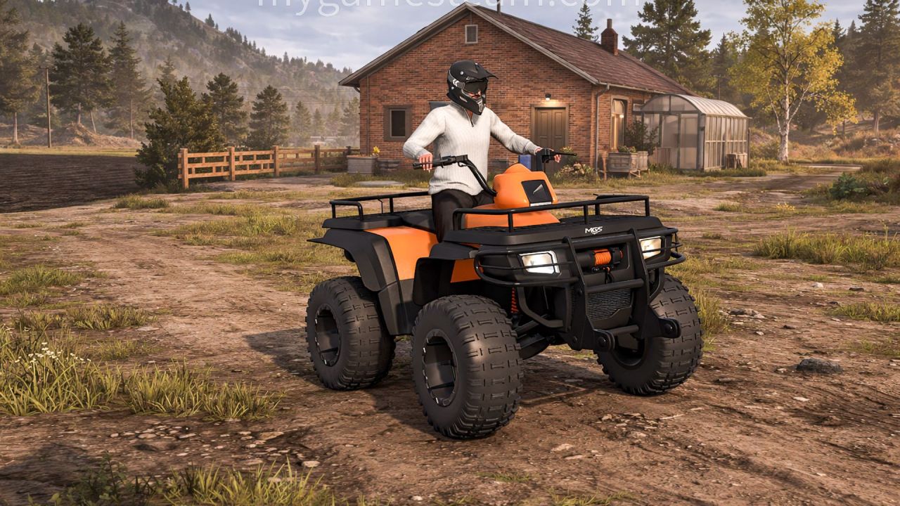 Ефективний ATV Quad Bike з Сніговим Відвалом для Farming Simulator 25
