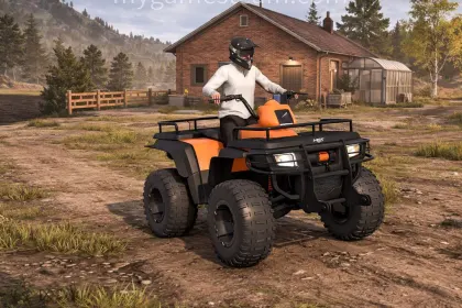 Ефективний ATV Quad Bike з Сніговим Відвалом для Farming Simulator 25 — 1