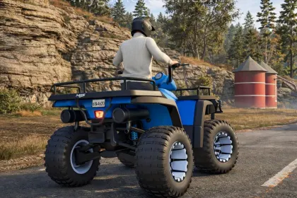 Ефективний ATV Quad Bike з Сніговим Відвалом для Farming Simulator 25 — 5