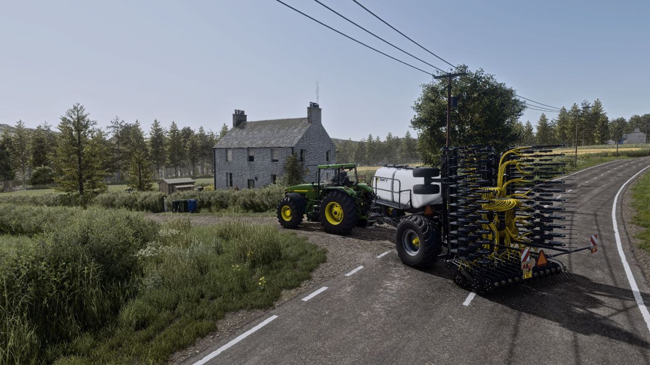 Ефективна Сівалка SKY Maxidrill у Фірмових Кольорах для Farming Simulator 25