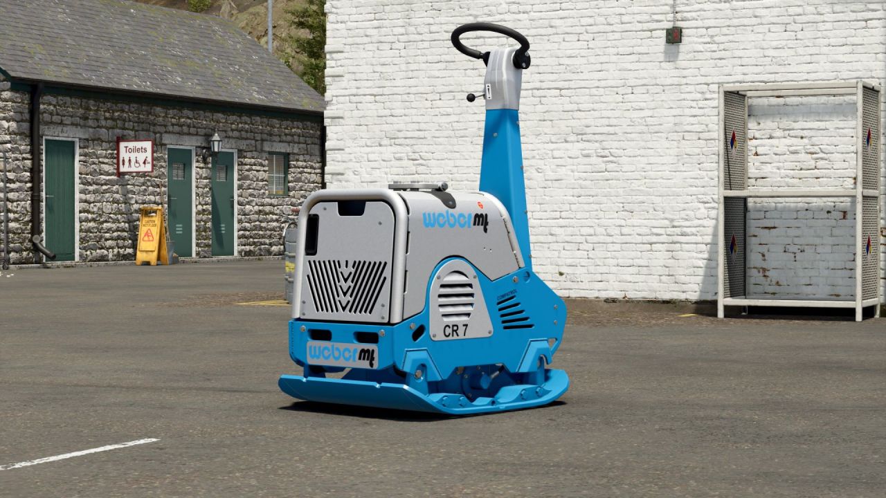 Ефективний Віброплитний Ущільнювач Weber CR7 з TerraFarm для Farming Simulator 25