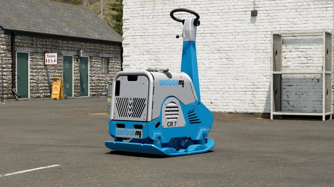 Ефективний Віброплитний Ущільнювач Weber CR7 з TerraFarm для Farming Simulator 25