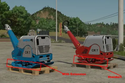 Ефективний Віброплитний Ущільнювач Weber CR7 з TerraFarm для Farming Simulator 25 — 3