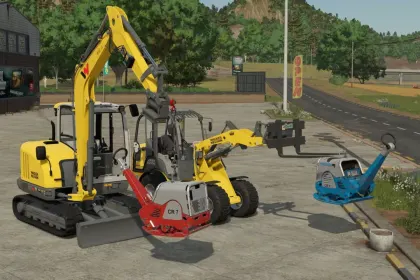 Ефективний Віброплитний Ущільнювач Weber CR7 з TerraFarm для Farming Simulator 25 — 4