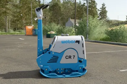 Ефективний Віброплитний Ущільнювач Weber CR7 з TerraFarm для Farming Simulator 25 — 6