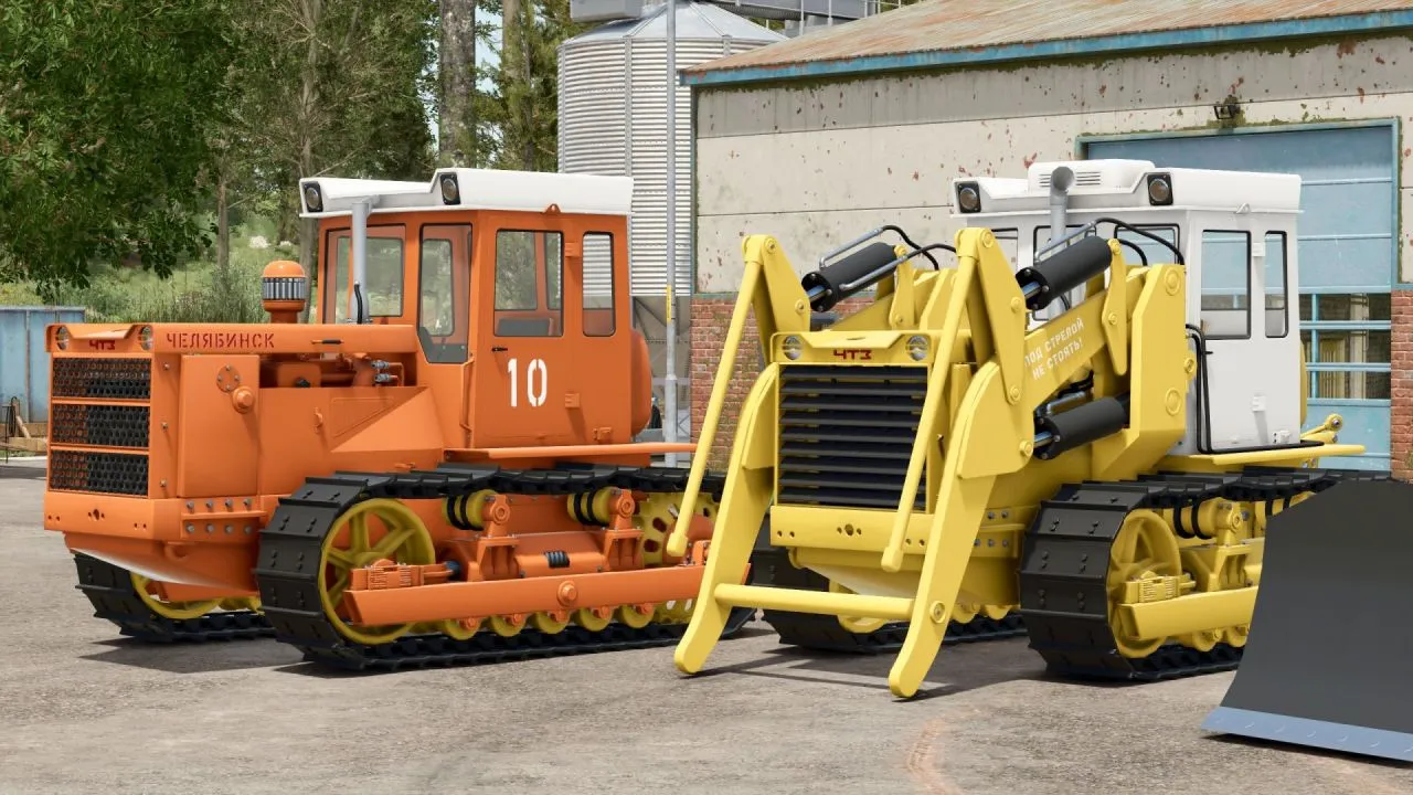 Легендарний Гусеничний Трактор-Бульдозер CHTZ T-130 для Farming Simulator 25