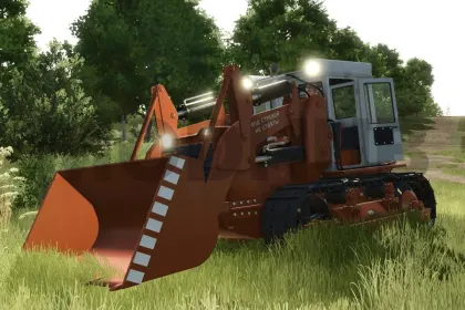 Легендарний Гусеничний Трактор-Бульдозер CHTZ T-130 для Farming Simulator 25 — 2