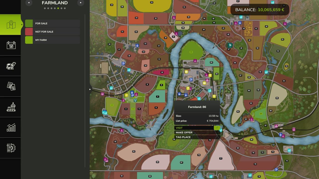 Реалістичний Farmland Market — Розумна Купівля Полів у Farming Simulator 25