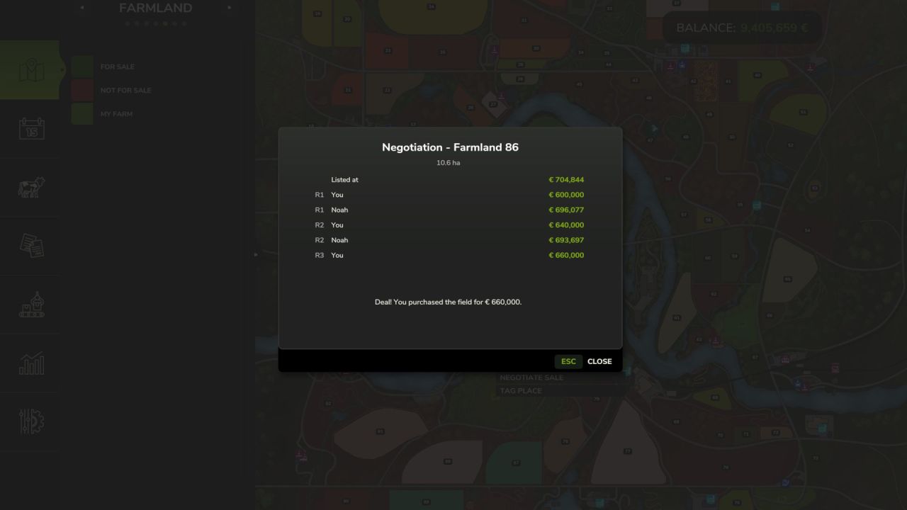 Реалістичний Farmland Market — Розумна Купівля Полів у Farming Simulator 25