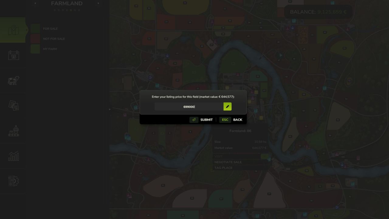 Реалістичний Farmland Market — Розумна Купівля Полів у Farming Simulator 25