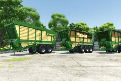 Ефективний Силосний Причіп Krone TX460D — 46–50 тис. л для FS25 — 2