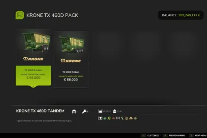 Ефективний Силосний Причіп Krone TX460D — 46–50 тис. л для FS25 — 5