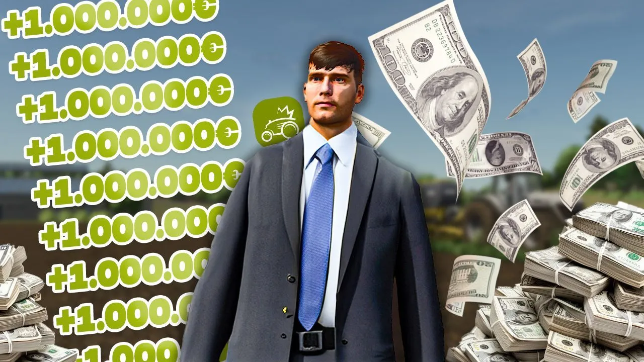 Ефективний Money Cheat для Farming Simulator 25 — +1 000 000€ за Гарячими Клавішами