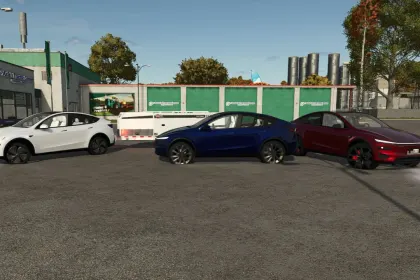 Новий Електрокросовер Tesla Model Y 2026 Refresh — Стильний Тюнінг для Farming Simulator 25 — 1