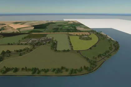 Легендарна 4x Карта Am Nord-Ostsee-Kanal (Kiel Canal) BETA для Farming Simulator 25 — 1