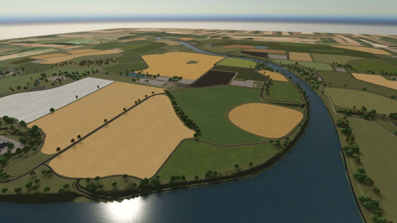 Легендарна 4x Карта Am Nord-Ostsee-Kanal (Kiel Canal) BETA для Farming Simulator 25