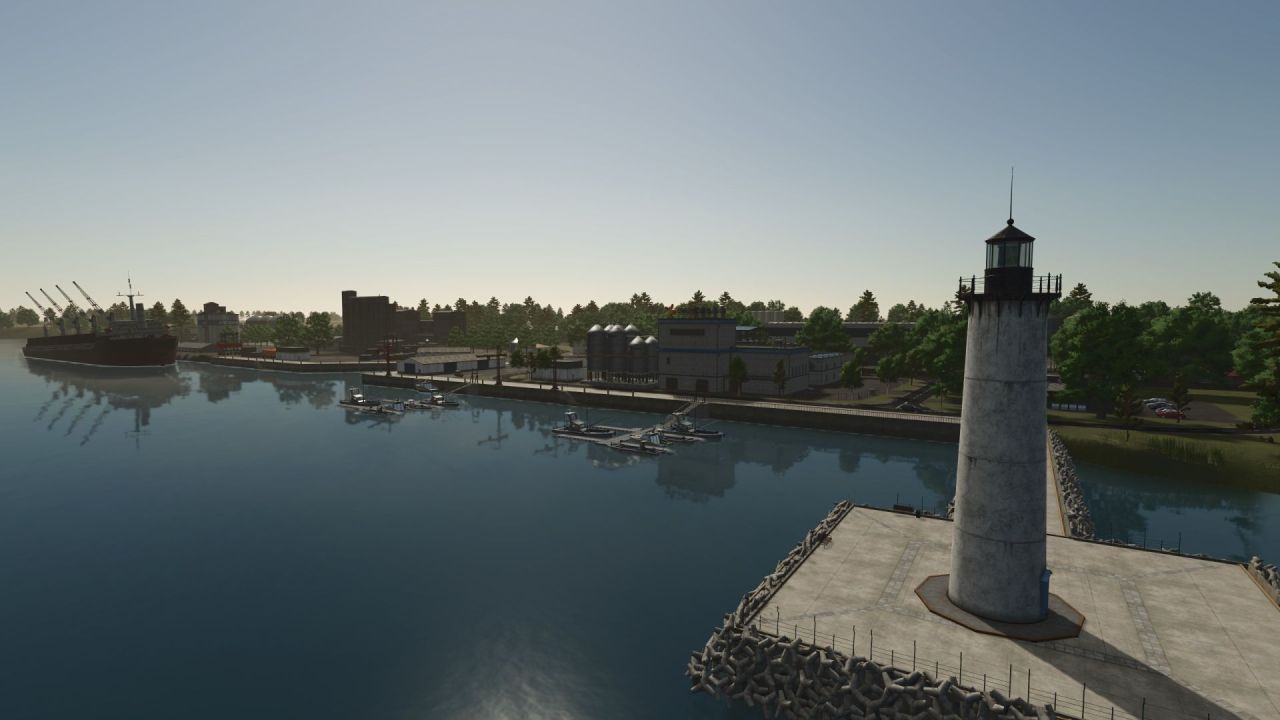 Легендарна 4x Карта Am Nord-Ostsee-Kanal (Kiel Canal) BETA для Farming Simulator 25