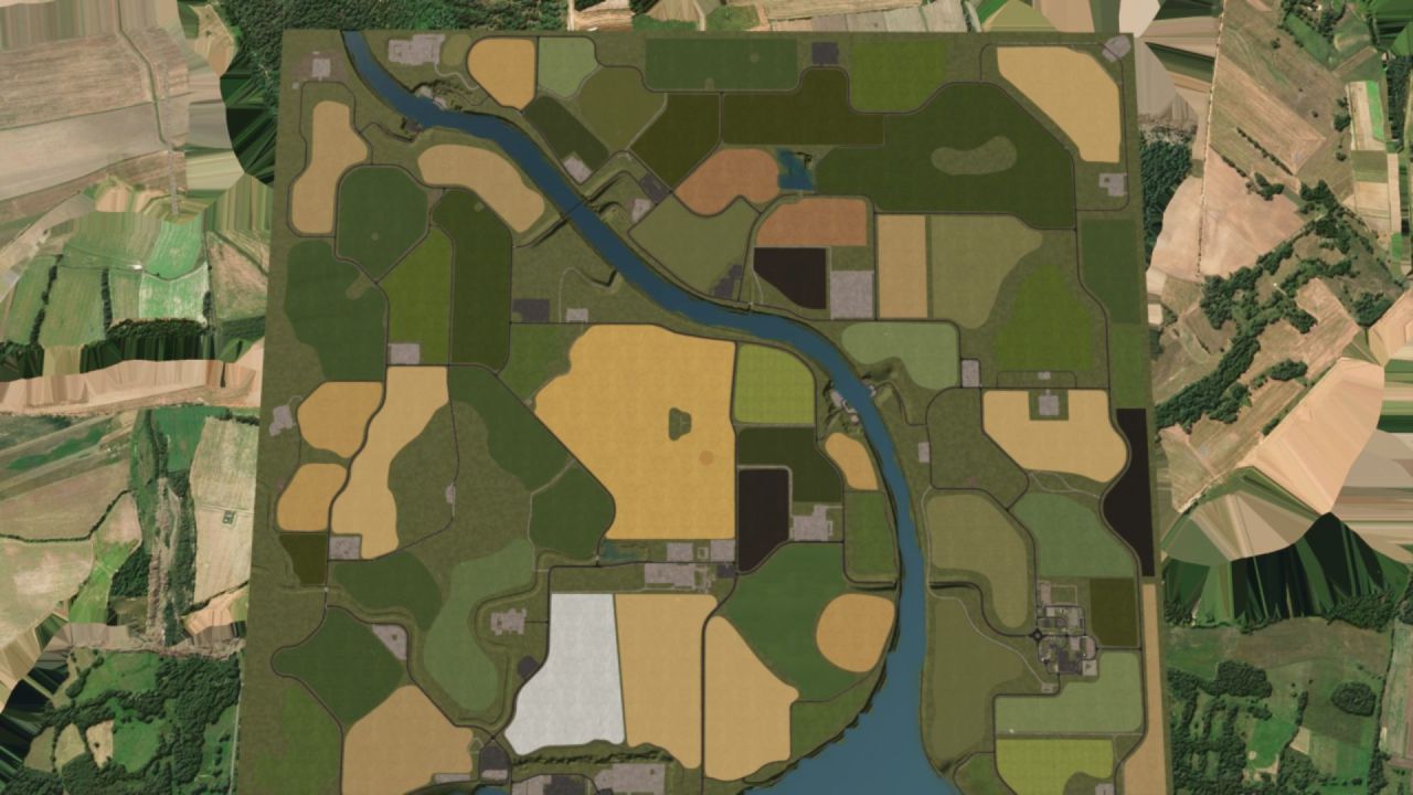 Легендарна 4x Карта Am Nord-Ostsee-Kanal (Kiel Canal) BETA для Farming Simulator 25