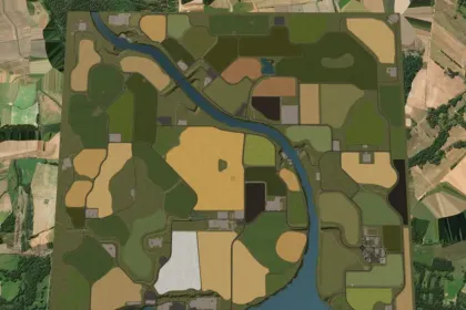 Легендарна 4x Карта Am Nord-Ostsee-Kanal (Kiel Canal) BETA для Farming Simulator 25 — 6