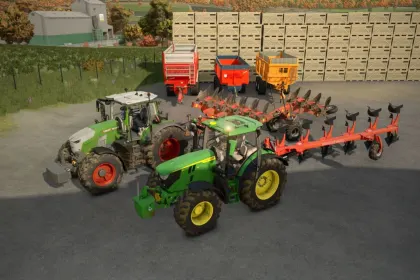 Декоративний Placeable Palox Wooden Pallet Box — Дерев’яний Ящик для Атмосферних Ферм у FS25 — 3