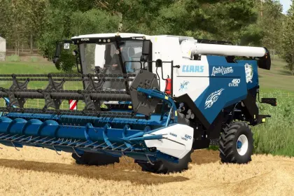 Legendäres Paket Claas Evion 450 Limited Edition — Schneller Mähdrescher und Top-Ausrüstung für FS25