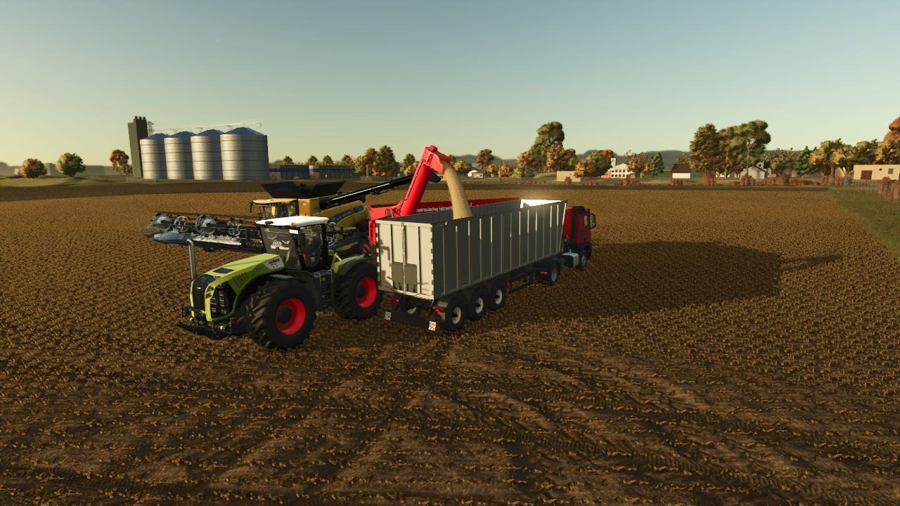 Ефективний Напівпричіп Benalu BulkLiner 55m³ для Великого Врожаю у FS25