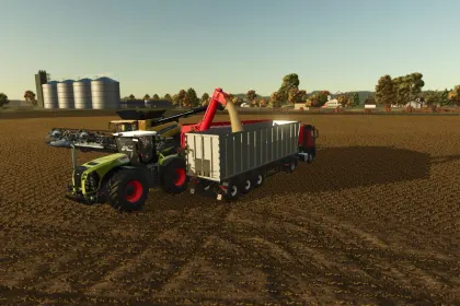 Ефективний Напівпричіп Benalu BulkLiner 55m³ для Великого Врожаю у FS25 — 2