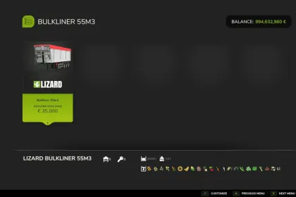 Ефективний Напівпричіп Benalu BulkLiner 55m³ для Великого Врожаю у FS25 — 3