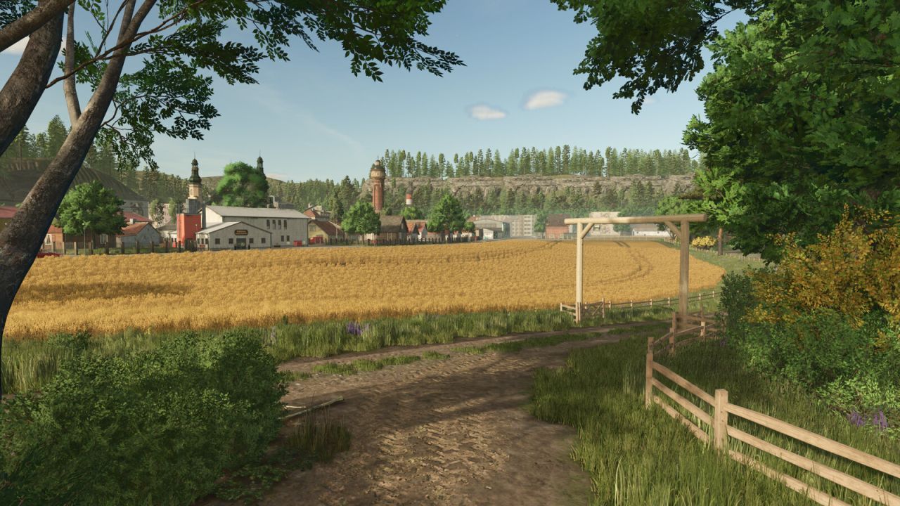 Атмосферна Карта Countryside Fields для Farming Simulator 25 — Європейська Долина для Фермерів