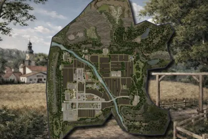 Атмосферна Карта Countryside Fields для Farming Simulator 25 — Європейська Долина для Фермерів — 2