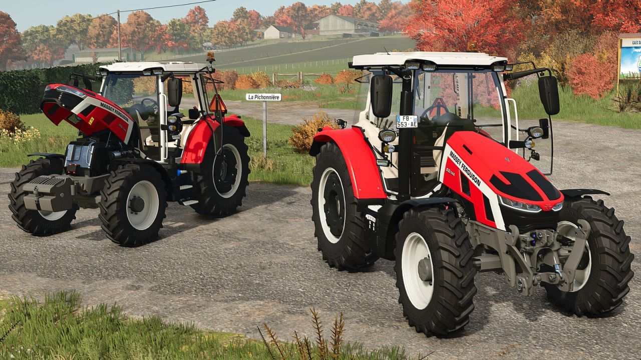 Ефективний Компактний Трактор Massey Ferguson 5S для Farming Simulator 25