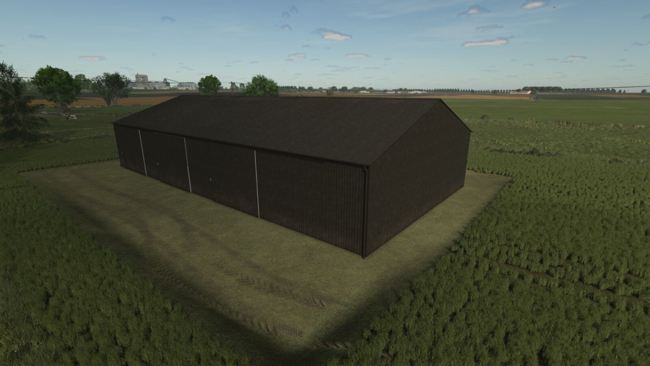 Новий Ангар Hall 30x15 для Farming Simulator 25 — Стильний Навіс для Техніки