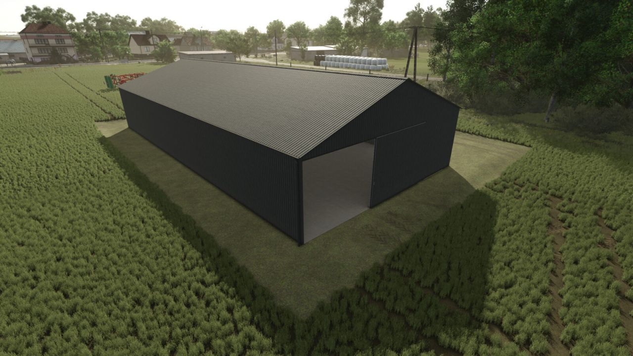 Новий Ангар Hall 30x15 для Farming Simulator 25 — Стильний Навіс для Техніки