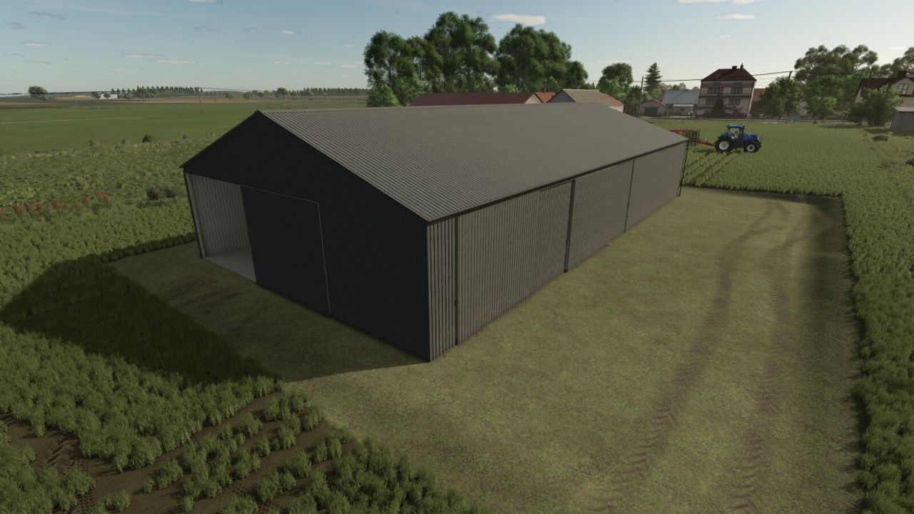 Новий Ангар Hall 30x15 для Farming Simulator 25 — Стильний Навіс для Техніки