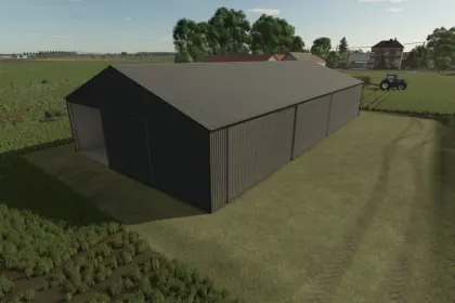 Новий Ангар Hall 30x15 для Farming Simulator 25 — Стильний Навіс для Техніки — 4