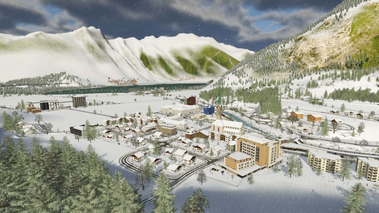 Легендарна Альпійська Карта The Alps для Farming Simulator 25 — Оновлений Erlengrat у Стилі FS25