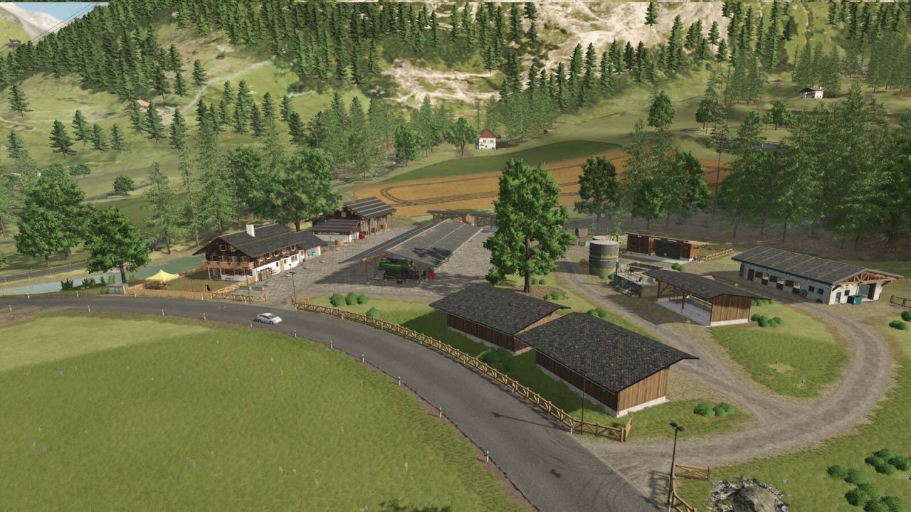 Легендарна Альпійська Карта The Alps для Farming Simulator 25 — Оновлений Erlengrat у Стилі FS25