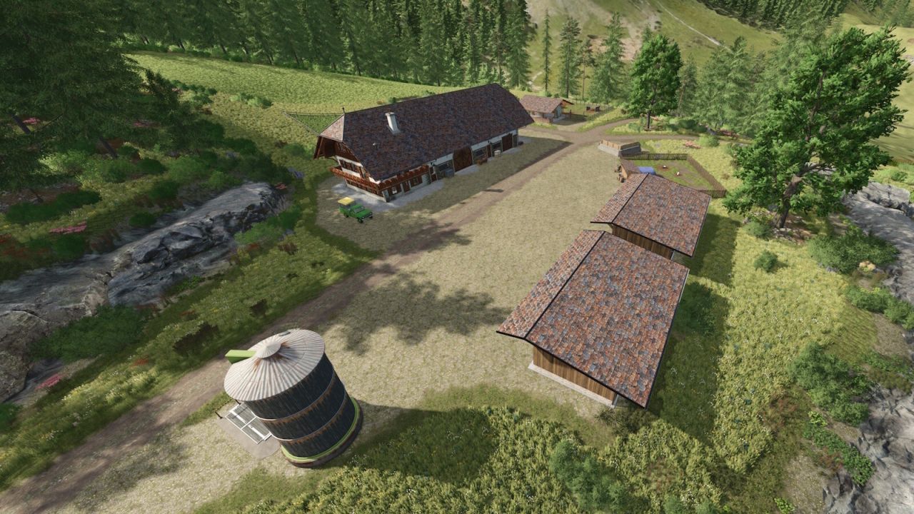 Легендарна Альпійська Карта The Alps для Farming Simulator 25 — Оновлений Erlengrat у Стилі FS25