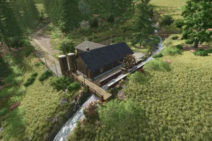 Легендарна Альпійська Карта The Alps для Farming Simulator 25 — Оновлений Erlengrat у Стилі FS25 — 5