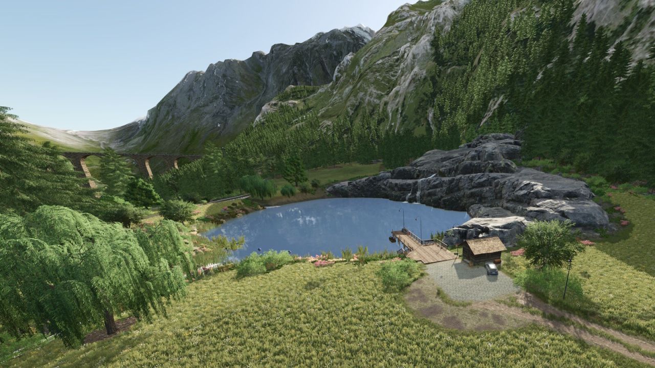 Легендарна Альпійська Карта The Alps для Farming Simulator 25 — Оновлений Erlengrat у Стилі FS25